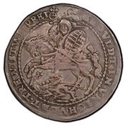 1 Thaler - Frederick Christoph Death, Germany, 1631 reverse image