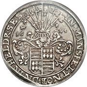 1 Thaler - Christian Frederick, Germany, 1653-1665 reverse image