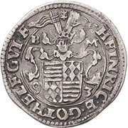 ¼ Thaler - Henry II and Gotthelf Wiilhelm obverse image