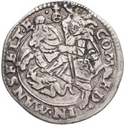 ¼ Thaler - Henry II and Gotthelf Wiilhelm, Germany, 1593-1594 reverse image