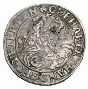 ½ Thaler - Gebhard VII, John George I and Peter Ernest I obverse image