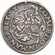 ½ Thaler - Henry II and Gotthelf William I, Germany, 1592-1594 reverse image