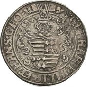 1 Thaler - Gebhard VII, Philip II and John George I obverse image