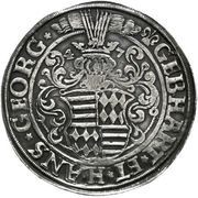 1 Thaler - Gebhard VII and John George I obverse image