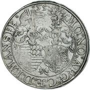 1 Thaler - Gebhard VII, John George I and Peter Ernest I, Germany, 1554-1555 reverse image