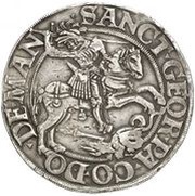 1 Thaler - Günther IV, Ernest II, Hoyer VI, Gebhard VII and Albert VII, Germany, 1524 reverse image