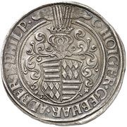 1 Thaler - Hoyer VI, Gebhard VII, Albert VII and Philip II obverse image