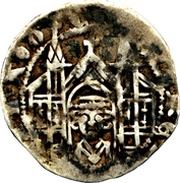 1 Pfennig - Eberhard I Iserlohn, Germany, 1277-1308 reverse image