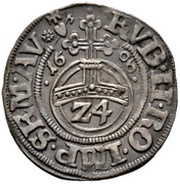 1 Groschen, Germany, 1605-1607 reverse image