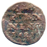 2 Pfennig - John Albert II, Germany, 1621 reverse image