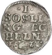 1 Sechsling - John Albert II, Germany, 1622 reverse image