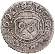 1 Sechsling - Gustav Adolph, Germany, 1671-1692 reverse image