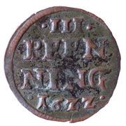 3 Pfennig - John Albert II, Germany, 1621-1622 reverse image