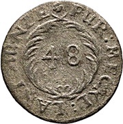 1⁄48 Thaler - Gustav Adolph, Germany, 1689-1692 reverse image