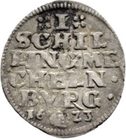 1 Schilling - John Albert II, Germany, 1622-1624 reverse image