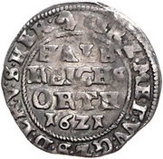 ½ Reichsort - John Albert II, Germany, 1621 reverse image