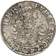 ¼ Thaler - John Albert II, Germany, 1621-1622 reverse image