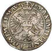 ½ Thaler - Ulrich III, Germany, 1574-1576 reverse image