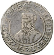 ½ Thaler - Ulrich III obverse image