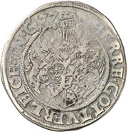 ½ Thaler - Ulrich III, Germany, 1577 reverse image