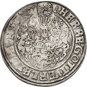 1 Thaler - Ulrich III Zwittertaler, Germany, 1577 reverse image