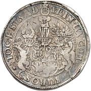 1 Thaler - Charles I, Germany, 1607 reverse image