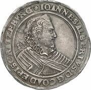 1 Thaler - John Albert II obverse image