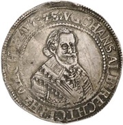 1 Thaler - John Albert II obverse image