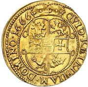 1 Ducat - Gustav Adolphus, Germany, 1666-1668 reverse image