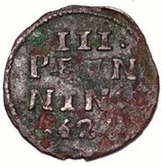 3 Pfenning - Adolphus Frederick I, Germany, 1621-1622 reverse image
