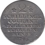 2 Schillings Courant - Frederick II, Germany, 1763-1778 reverse image