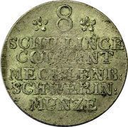 8 Schilling Courant - Frederick II, Germany, 1763-1764 reverse image