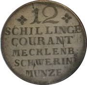 12 Schillinge Courant - Frederick II, Germany, 1774-1777 reverse image
