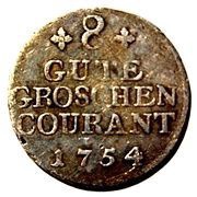 8 Gute Groschen - Christian Louis II, Germany, 1753-1754 reverse image
