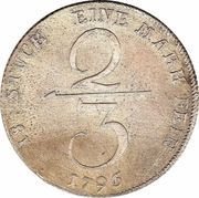 ⅔ Thaler - Frederick Francis I, Germany, 1789-1810 reverse image