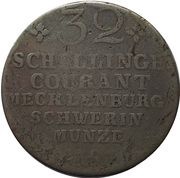 32 Schilling - Frederick Francis I, Germany, 1797 reverse image