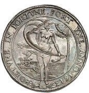 3 Thalers - Adolphus Frederick Dreifacher Glückstaler, Germany, 1613 reverse image