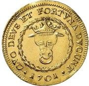 1 Ducat - Frederick William, Germany, 1701 reverse image