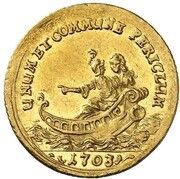 1 Ducat - Frederick William, Germany, 1703-1704 reverse image