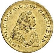 10 Thalers - Christian Louis II obverse image