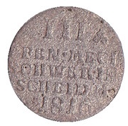 3 Pfennig - Frederick Francis I, Germany, 1816-1819 reverse image