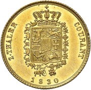 2 Thalers - Frederick Francis I Pattern, Germany, 1830 reverse image