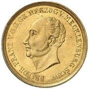 5 Thalers - Frederick Francis I Pattern obverse image