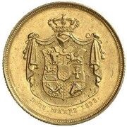 5 Thalers - Frederick Francis I Pattern, Germany, 1828 reverse image