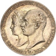 2 Marks - Frederick Francis IV Wedding obverse image