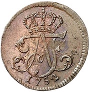1 Pfennig - Adolphus Frederick III obverse image