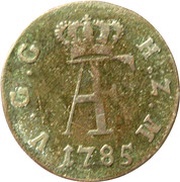 3 Pfennig - Adolphus Frederick III obverse image
