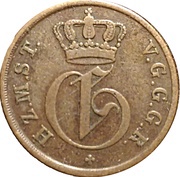 3 Pfennige - George obverse image