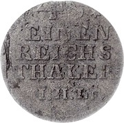 1⁄48 Thaler - Adolphus Frederick IV, Germany, 1766 reverse image