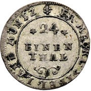 1⁄24 Thaler - Adolphus Frederick III, Germany, 1747-1749 reverse image